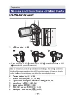 Предварительный просмотр 17 страницы Panasonic HX-WA20 Operating Instructions Manual