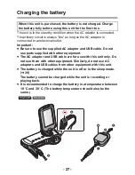 Предварительный просмотр 27 страницы Panasonic HX-WA20 Operating Instructions Manual