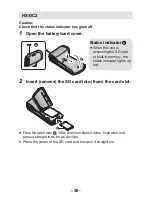 Предварительный просмотр 36 страницы Panasonic HX-WA20 Operating Instructions Manual