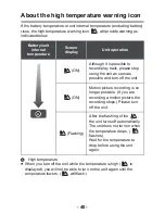 Предварительный просмотр 40 страницы Panasonic HX-WA20 Operating Instructions Manual