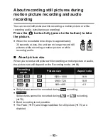 Предварительный просмотр 52 страницы Panasonic HX-WA20 Operating Instructions Manual