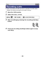 Предварительный просмотр 53 страницы Panasonic HX-WA20 Operating Instructions Manual