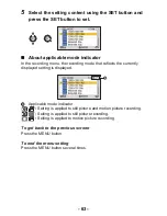 Предварительный просмотр 63 страницы Panasonic HX-WA20 Operating Instructions Manual