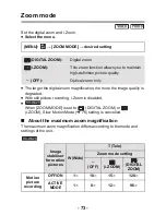 Предварительный просмотр 73 страницы Panasonic HX-WA20 Operating Instructions Manual