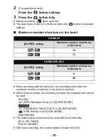 Предварительный просмотр 79 страницы Panasonic HX-WA20 Operating Instructions Manual