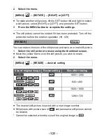 Предварительный просмотр 121 страницы Panasonic HX-WA20 Operating Instructions Manual