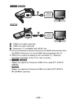 Предварительный просмотр 137 страницы Panasonic HX-WA20 Operating Instructions Manual