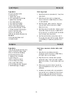 Preview for 76 page of Panasonic Inverter NN-GD469M Operating Instructions And Cookery Book