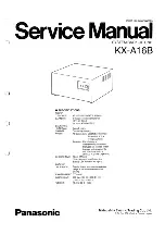 Panasonic KX-A16B Quick Start Manual preview