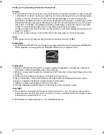 Preview for 4 page of Panasonic KX-FLB811 - FLAT BED FAX Operating Instructions Manual