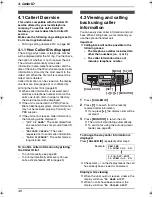 Preview for 42 page of Panasonic KX-FLB811 - FLAT BED FAX Operating Instructions Manual