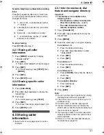 Preview for 43 page of Panasonic KX-FLB811 - FLAT BED FAX Operating Instructions Manual