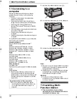 Preview for 50 page of Panasonic KX-FLB811 - FLAT BED FAX Operating Instructions Manual