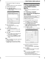 Preview for 57 page of Panasonic KX-FLB811 - FLAT BED FAX Operating Instructions Manual