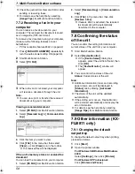 Preview for 58 page of Panasonic KX-FLB811 - FLAT BED FAX Operating Instructions Manual