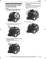 Preview for 85 page of Panasonic KX-FLB811 - FLAT BED FAX Operating Instructions Manual