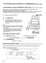 Preview for 36 page of Panasonic KX-FP200L Operating Instructions Manual