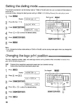 Предварительный просмотр 46 страницы Panasonic KX-FP200L Operating Instructions Manual