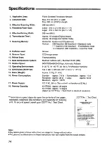 Preview for 74 page of Panasonic KX-FP200L Operating Instructions Manual