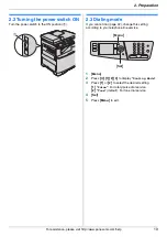 Preview for 19 page of Panasonic KX-MC6040 - Color Laser Multi-Function... Operating Instructions Manual