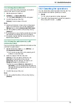 Preview for 75 page of Panasonic KX-MC6040 - Color Laser Multi-Function... Operating Instructions Manual