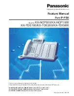 Panasonic KX-NCP500 Feature Manual preview