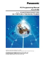 Panasonic KX-NCP500 Programming Manual preview