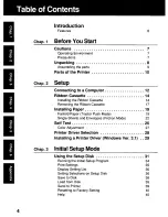 Предварительный просмотр 4 страницы Panasonic KX P2130 - KX-P 2130 Color Dot-matrix... Operating Instructions Manual