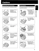 Предварительный просмотр 7 страницы Panasonic KX P2130 - KX-P 2130 Color Dot-matrix... Operating Instructions Manual