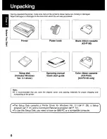 Предварительный просмотр 8 страницы Panasonic KX P2130 - KX-P 2130 Color Dot-matrix... Operating Instructions Manual