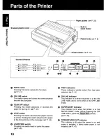 Preview for 10 page of Panasonic KX P2130 - KX-P 2130 Color Dot-matrix... Operating Instructions Manual