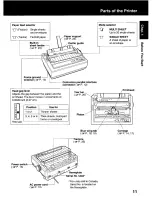 Предварительный просмотр 11 страницы Panasonic KX P2130 - KX-P 2130 Color Dot-matrix... Operating Instructions Manual