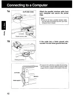 Предварительный просмотр 12 страницы Panasonic KX P2130 - KX-P 2130 Color Dot-matrix... Operating Instructions Manual