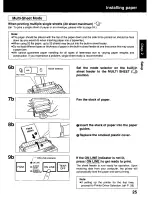 Предварительный просмотр 25 страницы Panasonic KX P2130 - KX-P 2130 Color Dot-matrix... Operating Instructions Manual