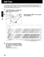 Предварительный просмотр 26 страницы Panasonic KX P2130 - KX-P 2130 Color Dot-matrix... Operating Instructions Manual