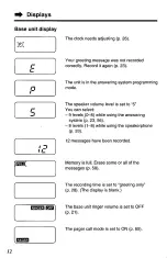 Предварительный просмотр 12 страницы Panasonic KX-TC1740B - 900 MHz Analog Cordless... Operating Instructions Manual