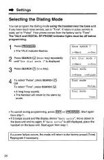 Предварительный просмотр 16 страницы Panasonic KX-TC1740B - 900 MHz Analog Cordless... Operating Instructions Manual