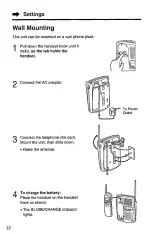 Предварительный просмотр 22 страницы Panasonic KX-TC1740B - 900 MHz Analog Cordless... Operating Instructions Manual