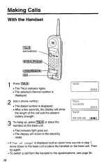 Предварительный просмотр 30 страницы Panasonic KX-TC1740B - 900 MHz Analog Cordless... Operating Instructions Manual