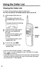 Предварительный просмотр 44 страницы Panasonic KX-TC1740B - 900 MHz Analog Cordless... Operating Instructions Manual