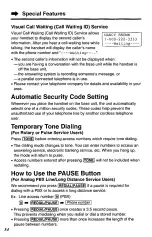 Предварительный просмотр 54 страницы Panasonic KX-TC1740B - 900 MHz Analog Cordless... Operating Instructions Manual