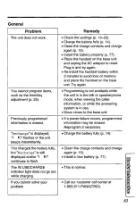 Предварительный просмотр 83 страницы Panasonic KX-TC1740B - 900 MHz Analog Cordless... Operating Instructions Manual