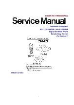 Panasonic KX-TCD455GM Service Manual предпросмотр