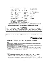 Предварительный просмотр 2 страницы Panasonic KX-TCD455GM Service Manual