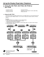 Предварительный просмотр 101 страницы Panasonic KX-TD1232 User Manual