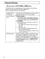 Preview for 8 page of Panasonic KX-TD7895 - Digital Spread Spedtrum... Operating Instructions Manual