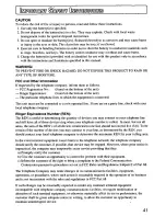 Preview for 41 page of Panasonic KX-TD7895 - Digital Spread Spedtrum... Operating Instructions Manual