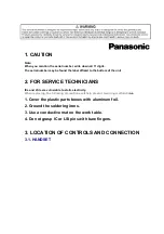 Preview for 2 page of Panasonic KX-TD7895 - Digital Spread Spedtrum... Service Manual