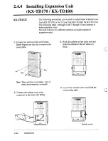 Предварительный просмотр 78 страницы Panasonic KX-TD816 Installation Manual