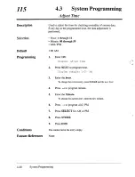 Preview for 285 page of Panasonic KX-TD816 Installation Manual